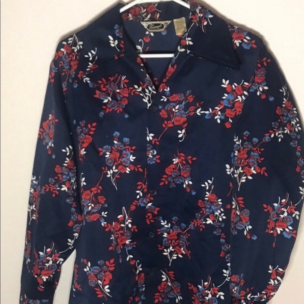 Vintage 70's Triumph of California Floral Print